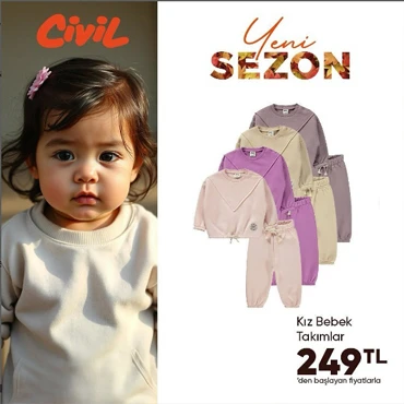 Yeni Sezon Yine Cıvıl Cıvıl Ürünlerle Sizlerle!